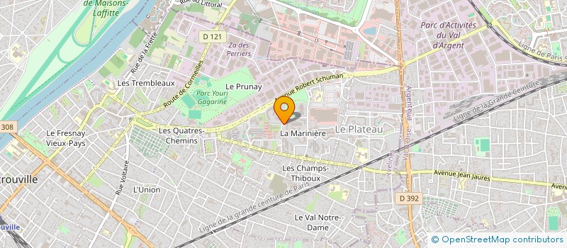 localisation de l'entreprise SIXIEME SENS MUSIC  SARTROUVILLE