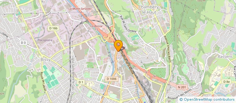 localisation de l'entreprise SIXIEME SENS RH à CHAMBERY