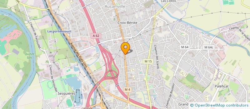 localisation de l'entreprise SIXIEME SENS SKATEBOARD  TOULOUSE