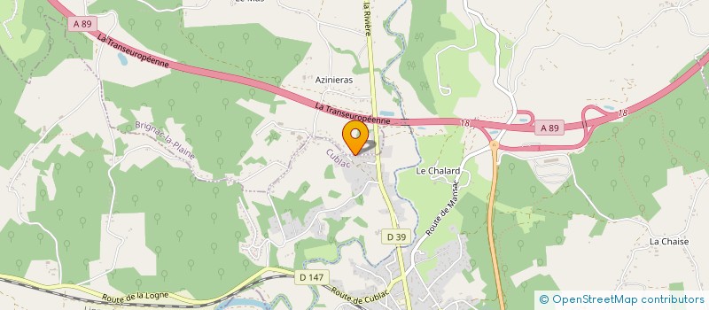 localisation de l'entreprise SIXM' FAMILY  CUBLAC