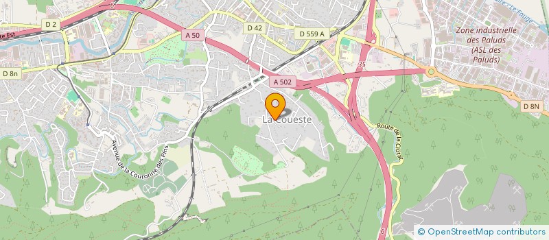 localisation de l'entreprise SIXMARS  AUBAGNE