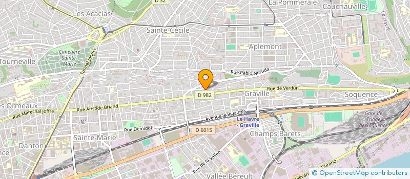 localisation de l'entreprise SIXMON à LE HAVRE
