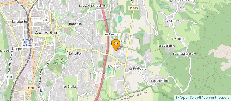 localisation de l'entreprise SIXPO  MOUXY