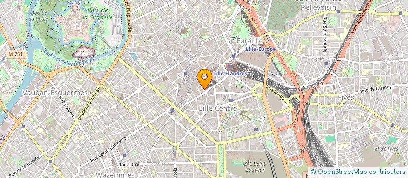 localisation de l'entreprise SIXSOFT  LILLE