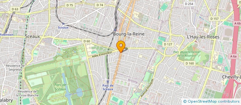 localisation de l'entreprise SIXSTARS à SCEAUX