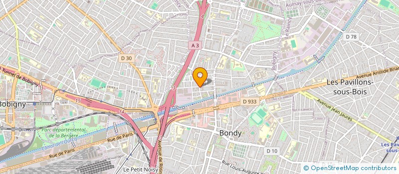 localisation de l'entreprise SIXT IMMO  BONDY