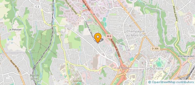 localisation de l'entreprise SIXTEEN  ECULLY