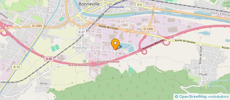 localisation de l'entreprise SIXTHEMES à BONNEVILLE