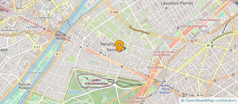 localisation de l'entreprise SIXTI HAIR à NEUILLY-SUR-SEINE