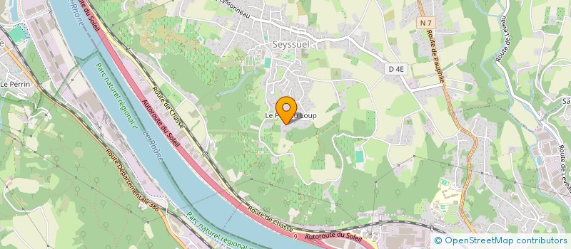 localisation de l'entreprise SIXTIES FAMILY  SEYSSUEL