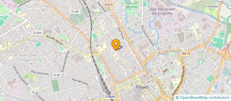 localisation de l'entreprise SIXTINE à TROYES