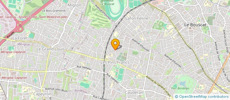 localisation de l'entreprise SIXTINE  BORDEAUX