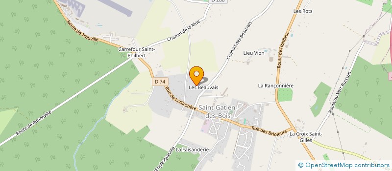 localisation de l'entreprise SIXTO  SAINT-GATIEN-DES-BOIS