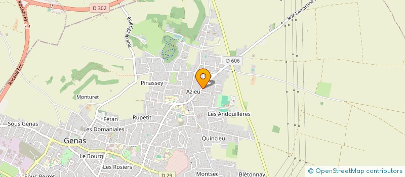 localisation de l'entreprise SIXTUS  GENAS