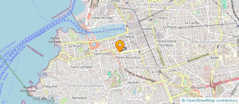 localisation de l'entreprise SIXTY à MARSEILLE