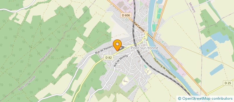 localisation de l'entreprise SIXTY NIGHT à PONT-SUR-YONNE