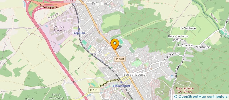 localisation de l'entreprise SIXTY NINE  BESSANCOURT