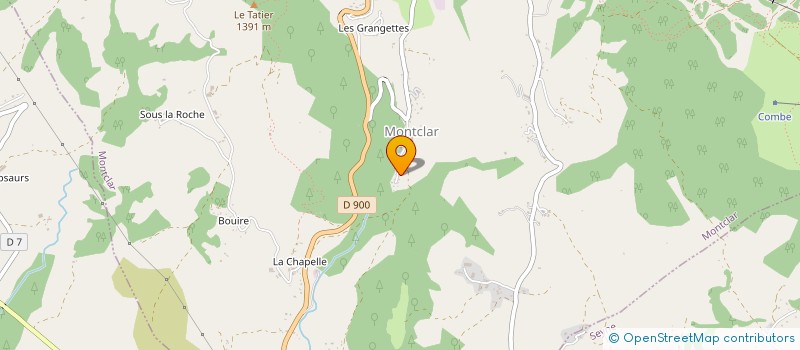 localisation de l'entreprise SIXTY'S COUNTRY  MONTCLAR