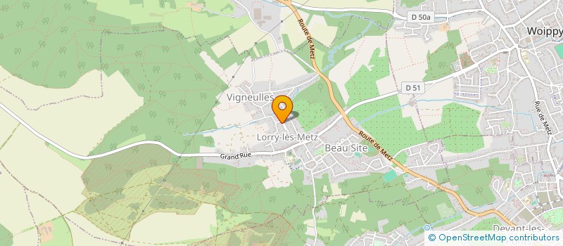 localisation de l'entreprise SIXTY SEVEN REAL ESTATE  LORRY-LES-METZ