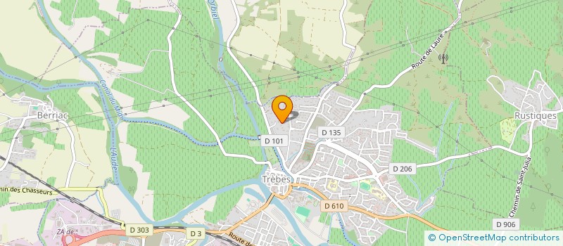 localisation de l'entreprise SIXVER  TREBES