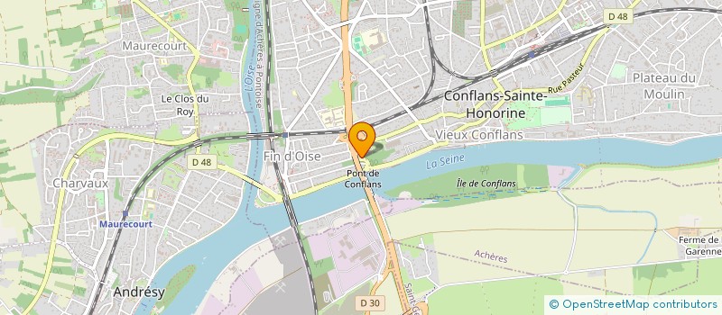 localisation de l'entreprise SIXVIM  CONFLANS-SAINTE-HONORINE