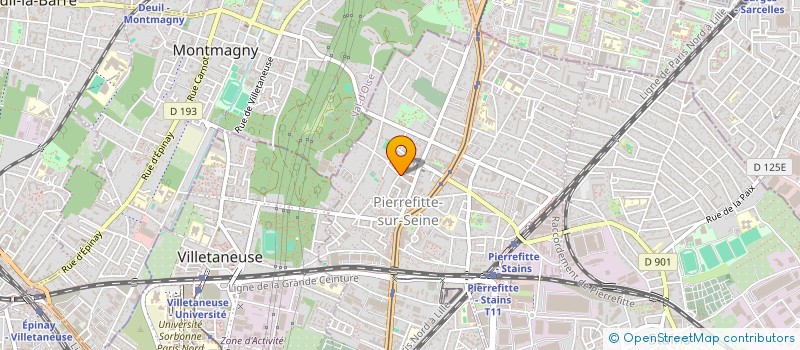 localisation de l'entreprise SIYA à PIERREFITTE-SUR-SEINE