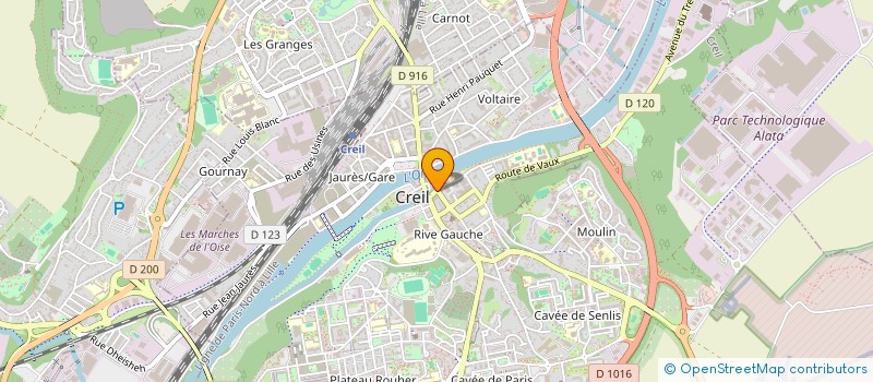localisation de l'entreprise SIYAH à CREIL