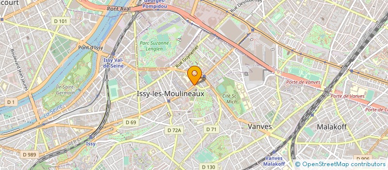 localisation de l'entreprise SIYAJE à ISSY-LES-MOULINEAUX