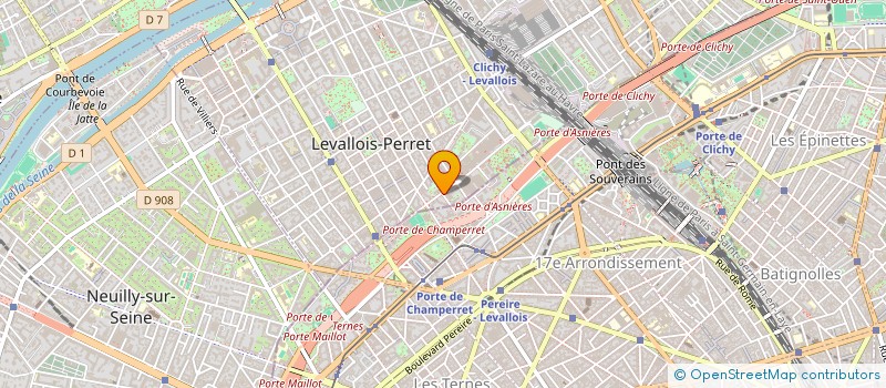 localisation de l'entreprise SIYOUX  LEVALLOIS-PERRET