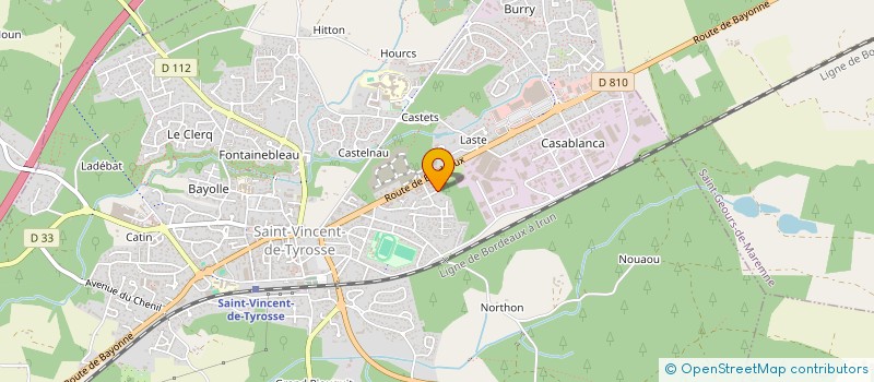 localisation de l'entreprise SIZ  SAINT-VINCENT-DE-TYROSSE