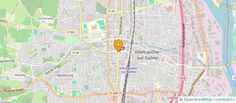 localisation de l'entreprise SIZ TRANSPORT à VILLEFRANCHE-SUR-SAONE