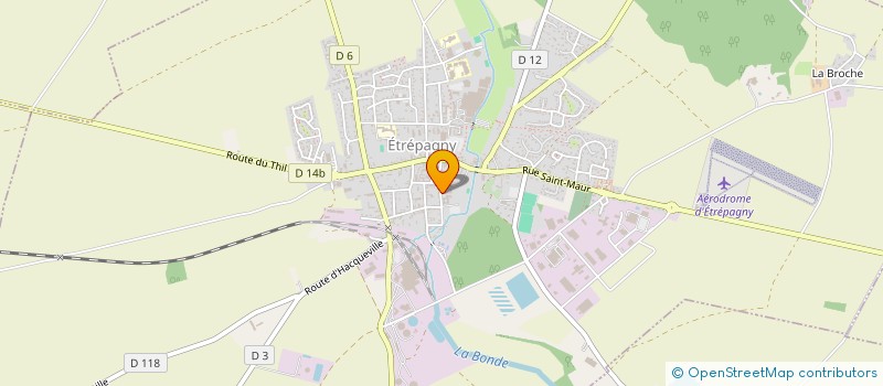 localisation de l'entreprise SIZAIRE PERRINE  ETREPAGNY