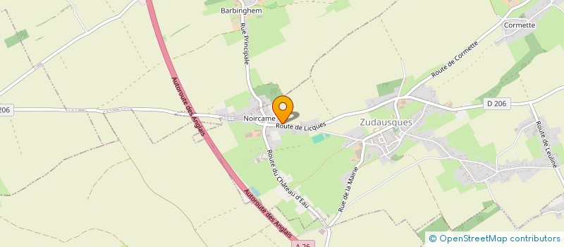 localisation de l'entreprise SIZEE  ZUDAUSQUES