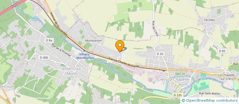 localisation de l'entreprise SJ  CRECY-LA-CHAPELLE