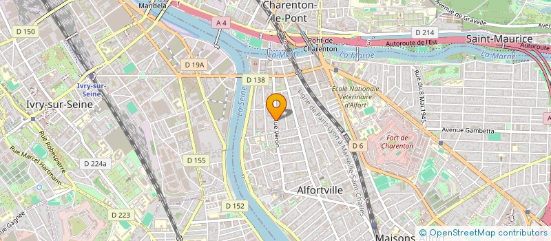 localisation de l'entreprise SJ à ALFORTVILLE