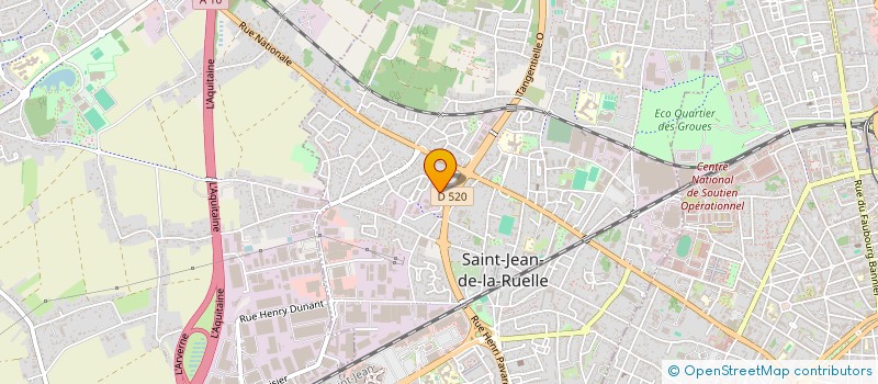 localisation de l'entreprise SJ  SAINT-JEAN-DE-LA-RUELLE