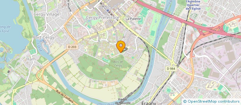 localisation de l'entreprise SJ BATIMENT  CERGY