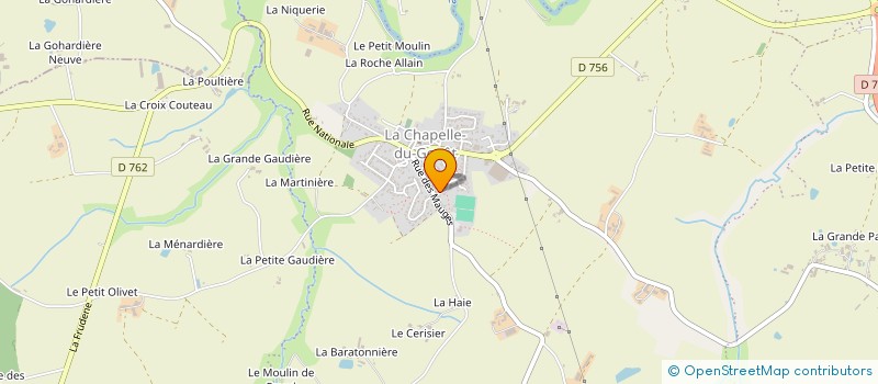 localisation de l'entreprise SJ BOIS ET INNOVATION  BEAUPREAU-EN-MAUGES