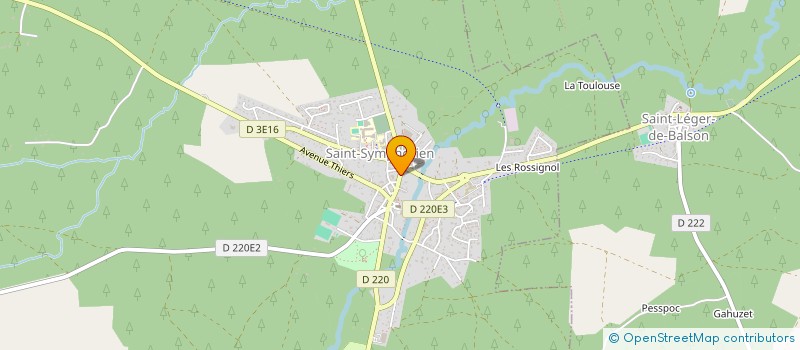 localisation de l'entreprise SJ CARRELAGE  SAINT-SYMPHORIEN