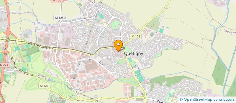 localisation de l'entreprise SJ DENTAIRE IMMOBILIER à QUETIGNY
