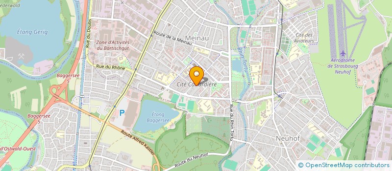 localisation de l'entreprise SJ ECHAFAUDAGE  STRASBOURG