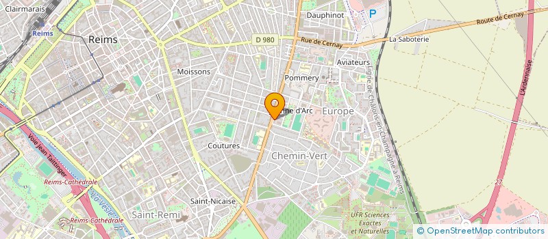 localisation de l'entreprise SJ FLEURS  REIMS