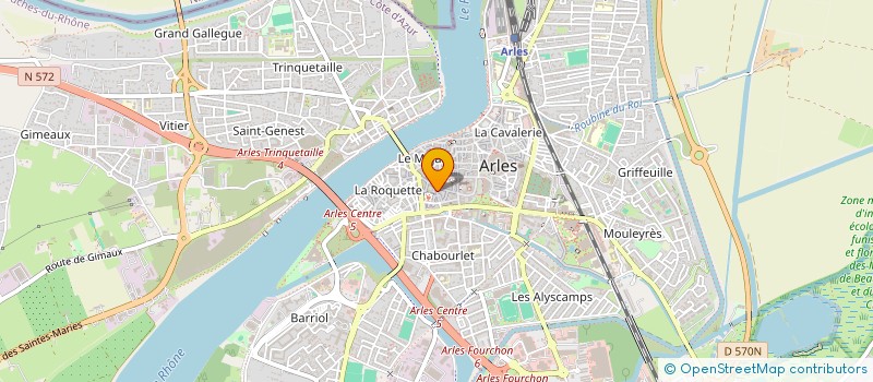 localisation de l'entreprise SJ FOUCHER à ARLES