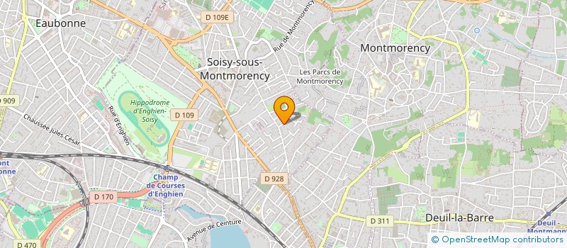 localisation de l'entreprise SJ GRIET  SOISY-SOUS-MONTMORENCY