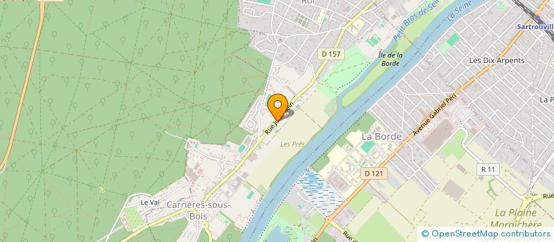 localisation de l'entreprise SJ HOLDING  LE MESNIL-LE-ROI