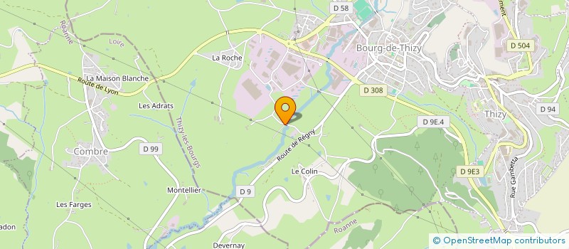 localisation de l'entreprise SJ IMMO 2024  THIZY-LES-BOURGS