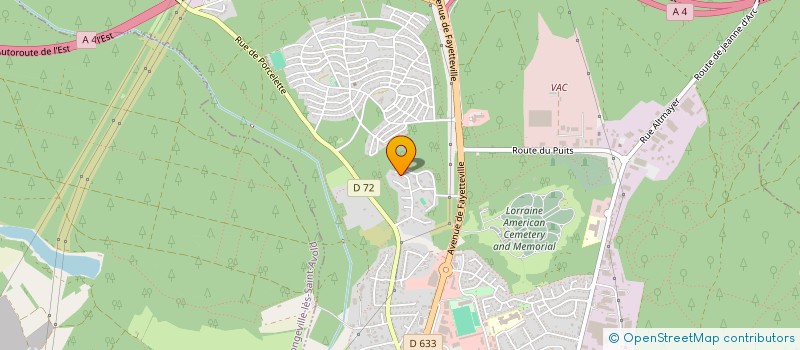 localisation de l'entreprise SJ IMMO  SAINT-AVOLD