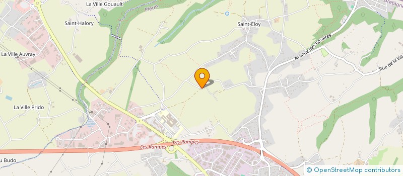 localisation de l'entreprise SJ IMMO  PLERIN