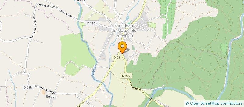 localisation de l'entreprise SJ IMMO  SAINT-JEAN-DE-MARUEJOLS-ET-AVEJAN