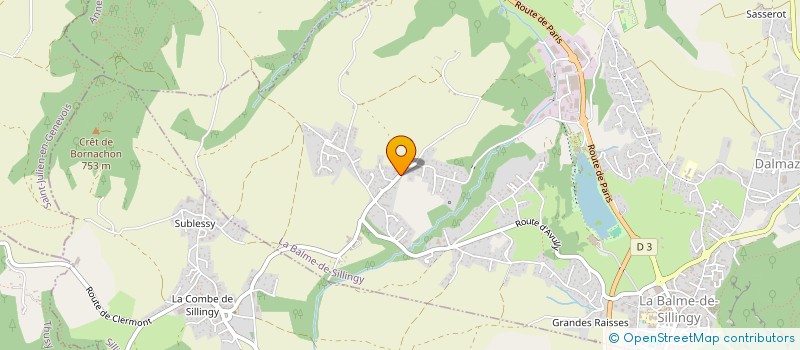 localisation de l'entreprise SJ IMMO  LA BALME-DE-SILLINGY
